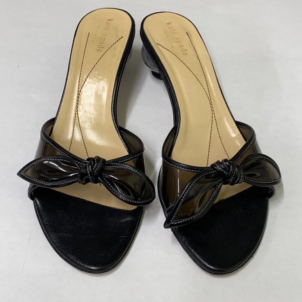 Authentic Kate Spade New York Heels Sandals 8M Blk